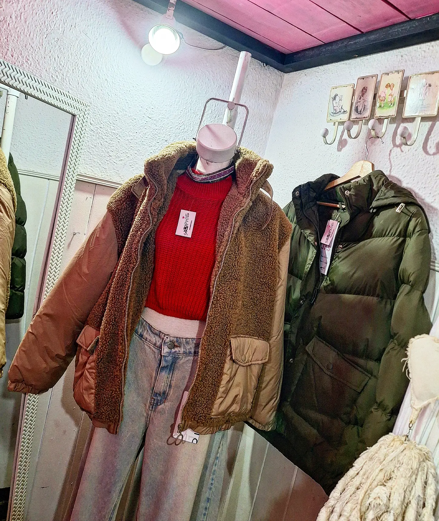 Parka Militar con Corderito & Capucha - Sophie Indumentaria