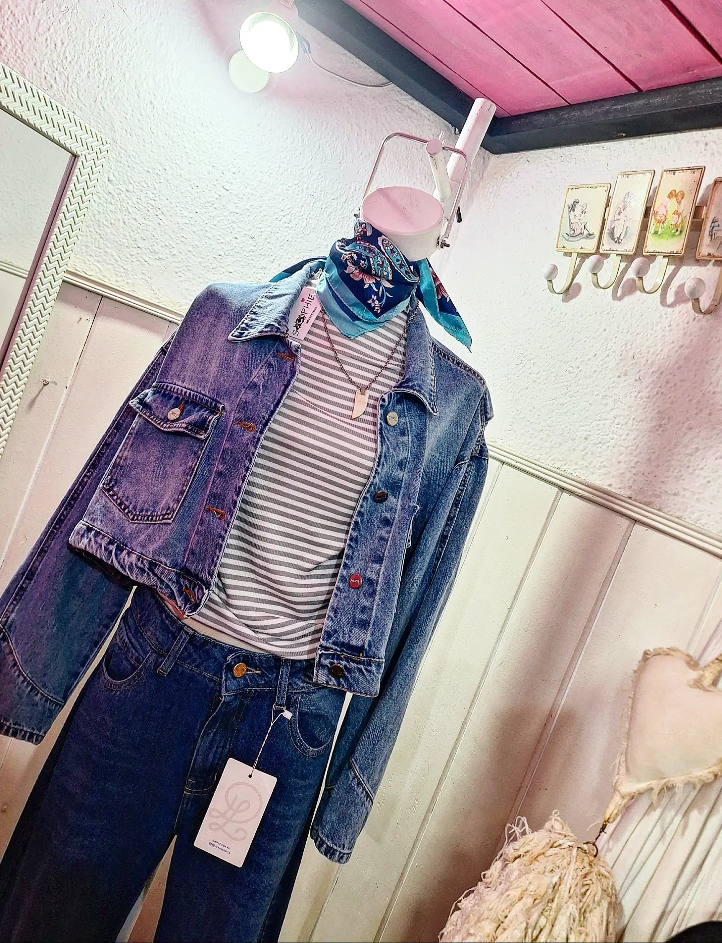 Campera Denim & Jean Tiro Alto - Sophie Indumentaria